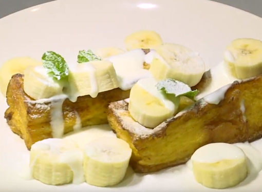 搶救盛產香蕉系列-香蕉優格法國土司